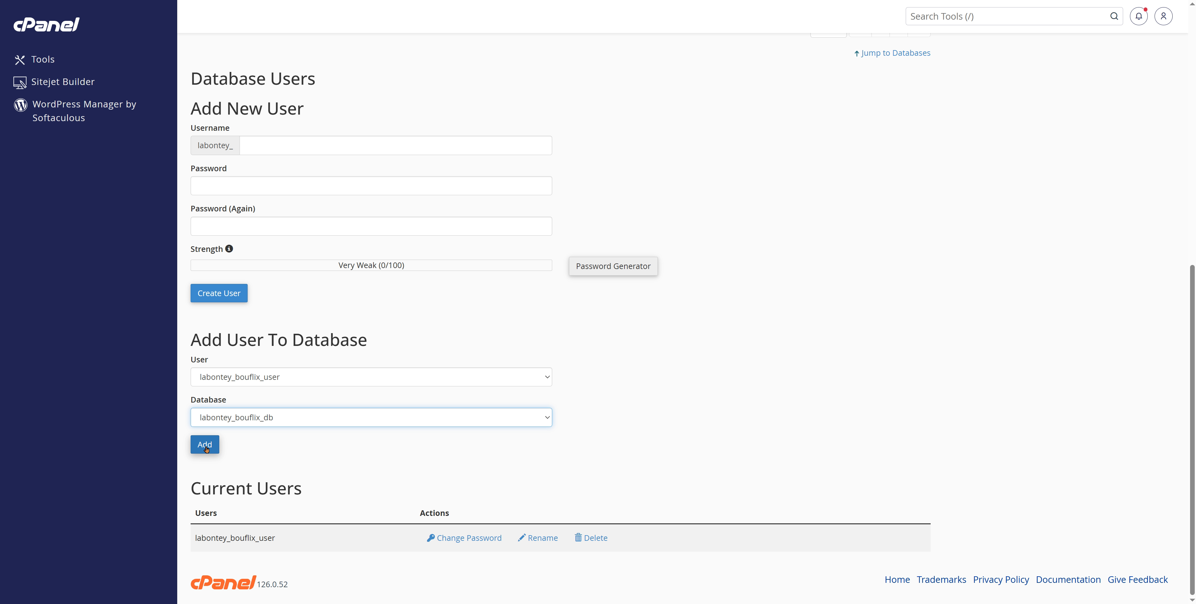Add User to Database