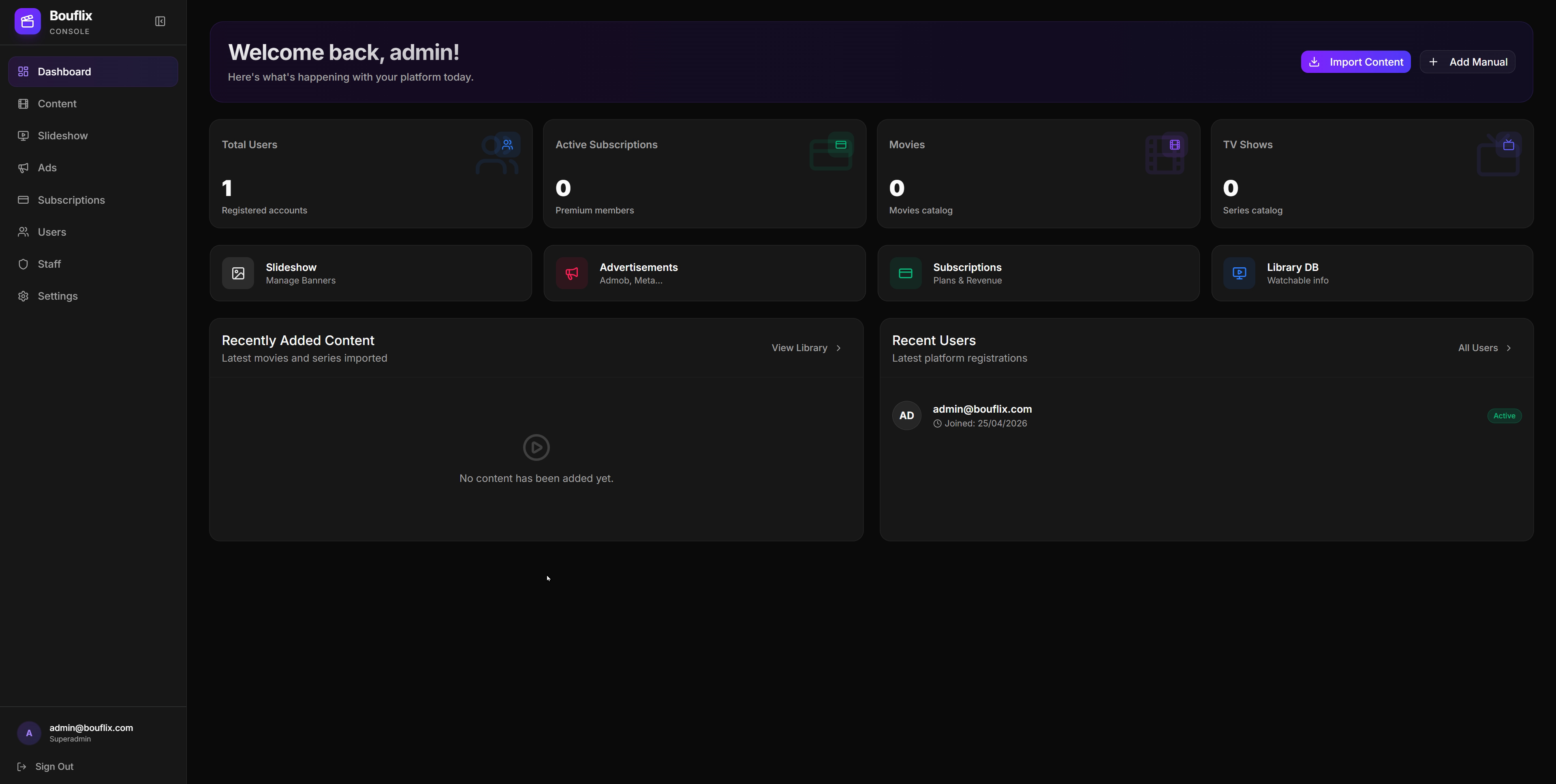 Dashboard